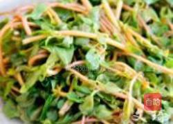 蒜茸马齿苋的做法图解3