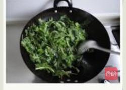 素炒茼蒿的做法图解5
