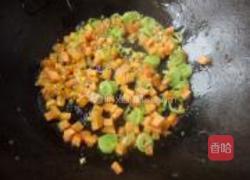 豆干炒饭的做法图解3