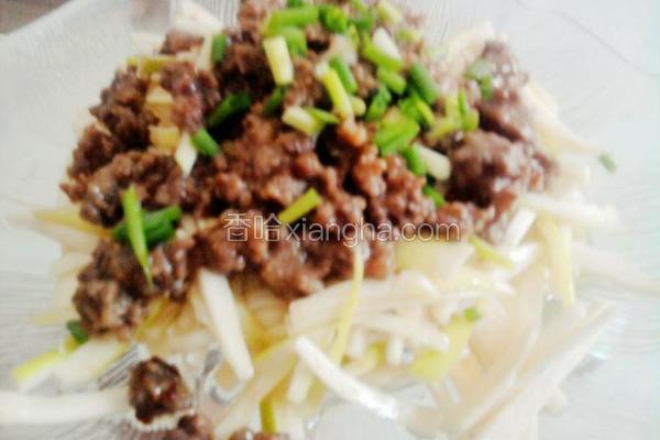 牛肉炒茭瓜