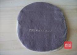 紫米面花卷的做法图解3