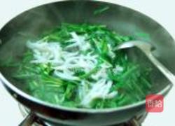 韭菜炒银鱼的做法图解8