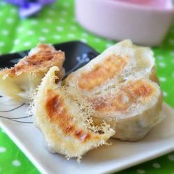 原生态野菜水煎饺的做法[图]