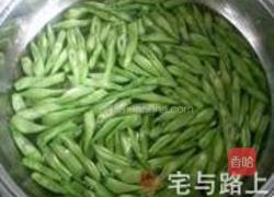 芽菜肉末炒四季豆的做法图解2