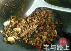 芽菜肉末炒四季豆的做法图解8