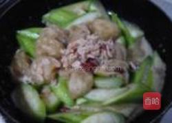 油面筋炒丝瓜的做法图解8