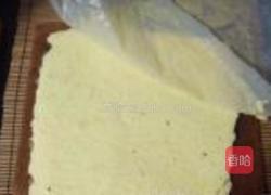 水滴状抹茶蛋糕卷的做法图解17