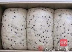 芝麻黄油土司的做法图解12