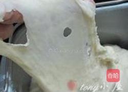 芝麻黄油土司的做法图解3