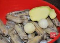 盐渍蛏子的做法图解1