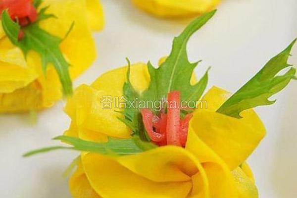 薄蛋烧中国风茶巾寿司