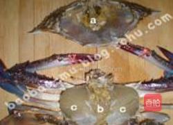 泡菜粉丝蒸梭子蟹的做法图解2