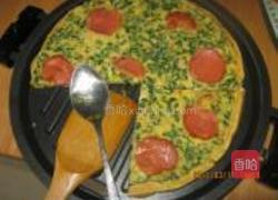 荠菜肉鸡蛋饼的做法图解2