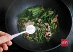 油麦菜炒鸡生肠的做法图解7