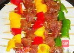彩椒烤肉串的做法图解2