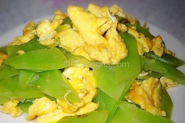 鸡蛋莴笋片
