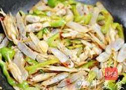 辣椒炒蛏子的做法图解6