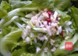 炝生菜的做法图解3