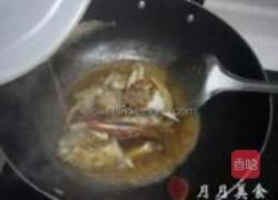 螃蟹炒年糕的做法图解4