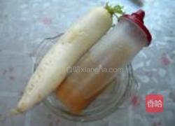 蜂蜜拌白萝卜的做法图解1