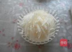 蜂蜜拌白萝卜的做法图解3