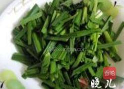 青韭炒河虾的做法图解3