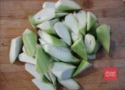 丝瓜炒馓子的做法图解3