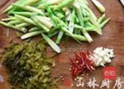 雪菜春笋的做法图解3