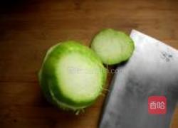 凉拌苤蓝丝的做法图解2