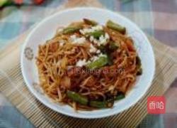 扁豆焖面的做法图解9