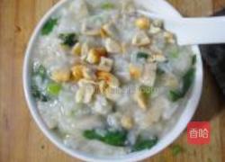 竽头芹菜海米粥的做法图解9