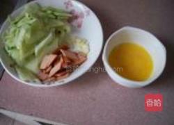 青瓜炒鸡蛋的做法图解2