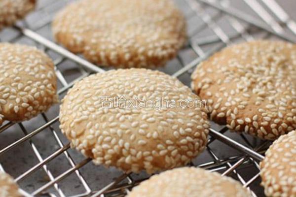 胡麻金钱饼