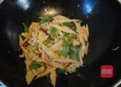 青椒豆丹腐竹的做法图解11