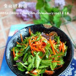 凉拌芹叶的做法[图]
