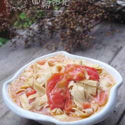 西红柿炒千张的做法[图]