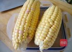冰糖玉米羹的做法图解2