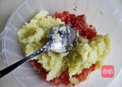 洋葱火腿土豆饼的做法图解10