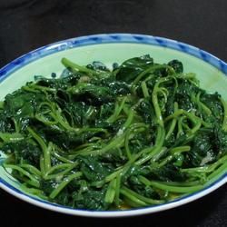 蚝油地瓜叶的做法[图]