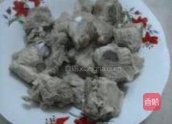 茭白红萝卜炖排骨的做法图解4