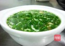 荠菜烤鸭羹的做法图解6