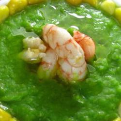 虾仁青豆泥的做法[图]