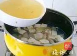 龙井蛤蜊豆腐汤的做法图解4