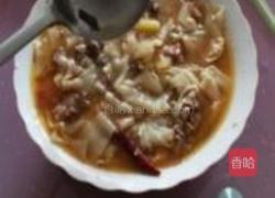 牛肉疙瘩面叶汤的做法图解8