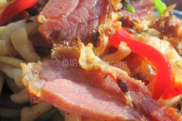 腊肉炒萝卜干