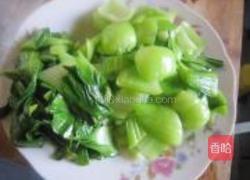 腊肠油菜的做法图解1