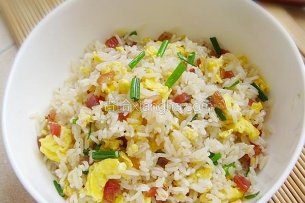 腊肠蛋炒饭