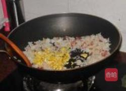 腊肠蛋炒饭的做法图解9