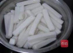 黑胡椒茄汁年糕的做法图解1