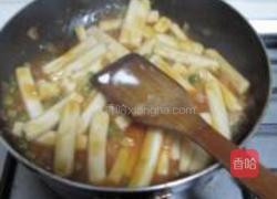 黑胡椒茄汁年糕的做法图解8